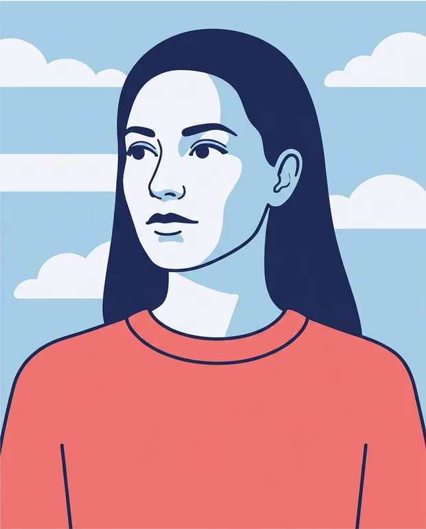 Illustrated portrait of Priya Raman